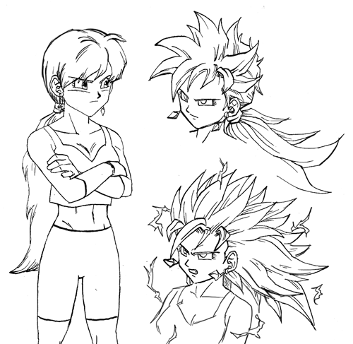  can Vegeta's daughter turn into a Super Saiyan? Nope.