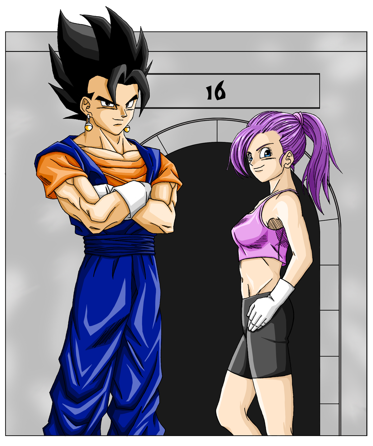 Father and daughter (Dragon Ball Multiverse) by VegithL on DeviantArt