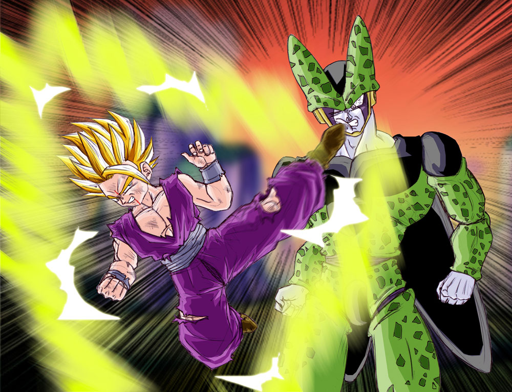 Dragon Ball Multiverse Chapters 68: Majin Super Saiyan 2 Bra! Gohan  Destroys Majin Perfect Cell 