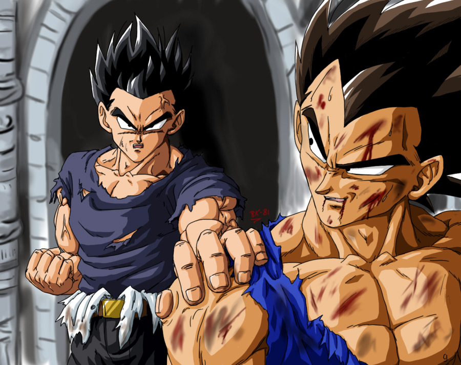 Wanna see Vegetto SSJ3 ? Read Dragonball Multiverse the best DBZ fanfic ! -  9GAG