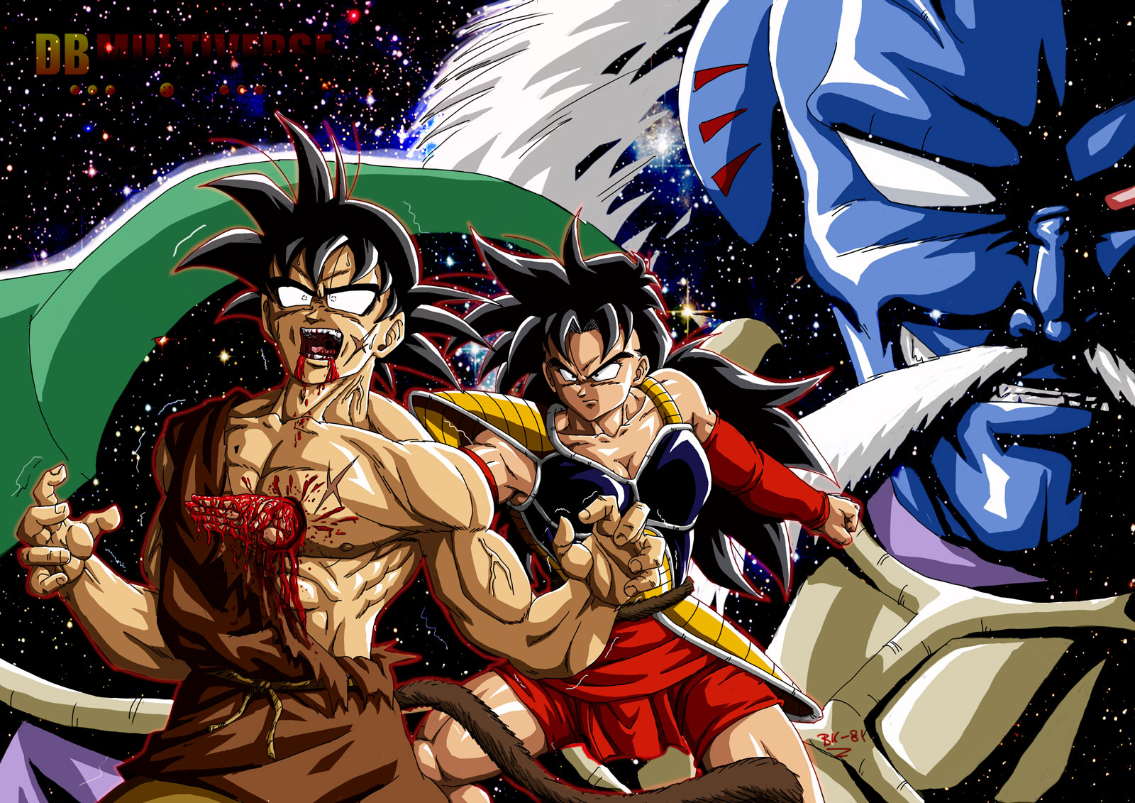 Dragon Ball Multiverse Chapter 40: Vegeta Vs Broly! Resurrected Saiyans +  Friezas NEW Form Vs Vegeta 