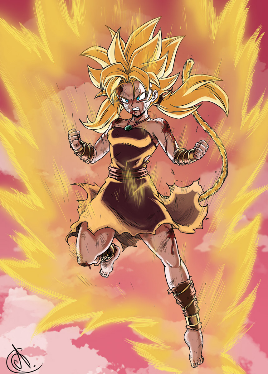 História Dragon Ball Multiverso: O Destino de Caulifla - O Super