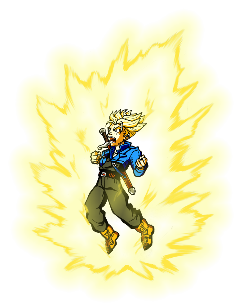 Transparent Future Trunks Png - Trunks Del Futuro Con La Espada